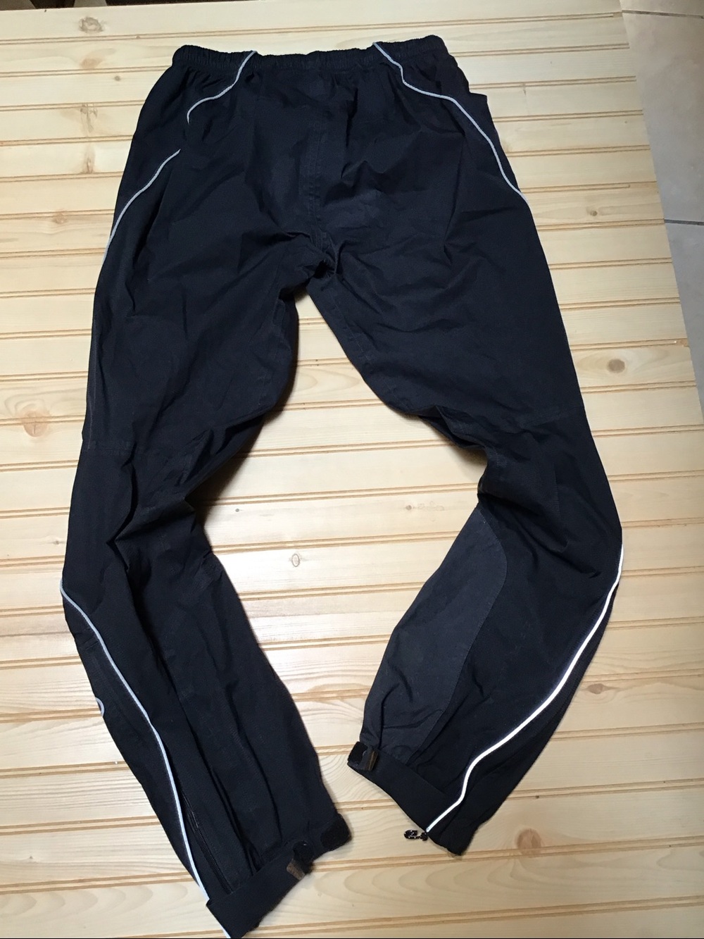 Novara RN37429 Express Pants Black Ripstop Cycling Windproof Track Pants Small